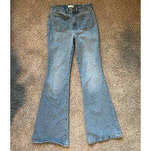 Good American "Good Legs" Light Compression Flare Jeans